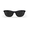 REKS Polarized Unbreakable SEAFARER Sunglasses, Black Frame, Smoke Lens