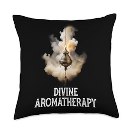 Thurible Traditional Latin Mass Catholic Throw Pillow