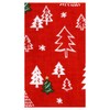 Hamamonyo Tenugui Towel, Tree Tree, Christmas, Red