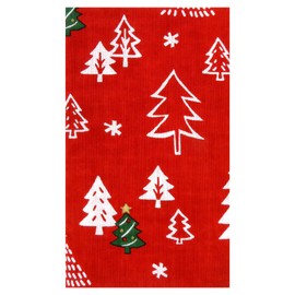 Hamamonyo Tenugui Towel, Tree Tree, Christmas, Red