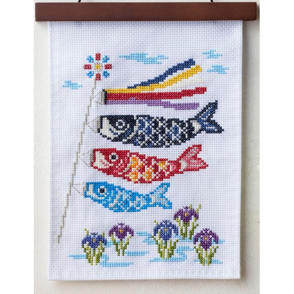 LECIEN No. 522304 Embroidery Kit, Cosmo, Snow Streamer in May