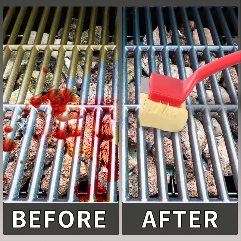 Grill Cleaning Brush Head Flame Retardant Heatproof Safe Professional Durable