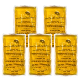 Hand Warmer, Winter Magic Self-Heating Hand Warmer, Heat Wave Instant Reusable Heat Pack,Instant Reusable Hand Warmer, for Camping, Hiking (5 PCS)