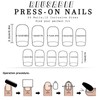 24pcs French False Nails Short - Leopard Print Pattern Stick