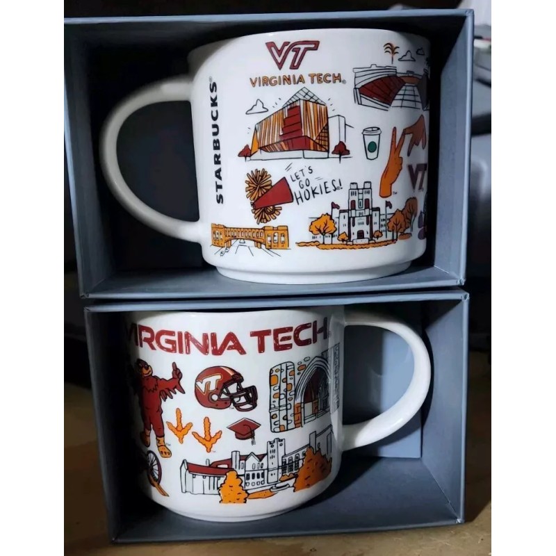 Starbucks VIRGINIA TECH Starbucks Been There Series Campus Collection Ceramic