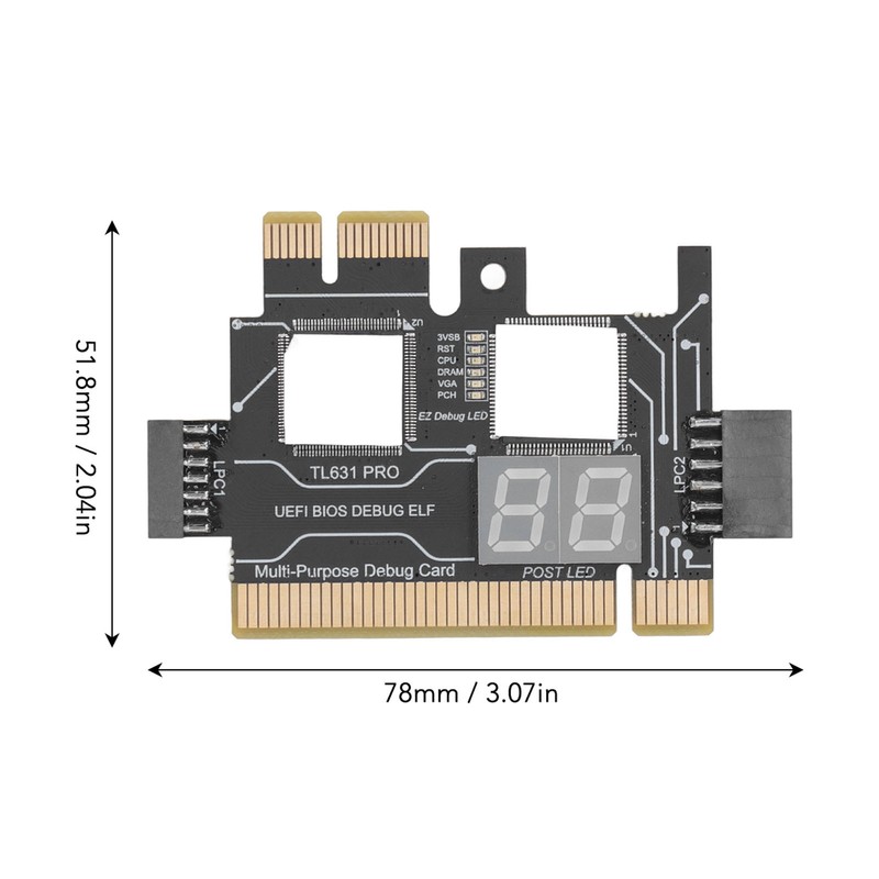Post Test Motherboard Analyzer Diagnostic Card Kit Laptop Motherboard Analyzer