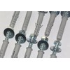 10 x M8 x 50mm Masonry Brick Wall Fixing Screw