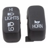 Switch Caps Set Black for Harley Davidson FLHTCU, FLHTK, FLTR