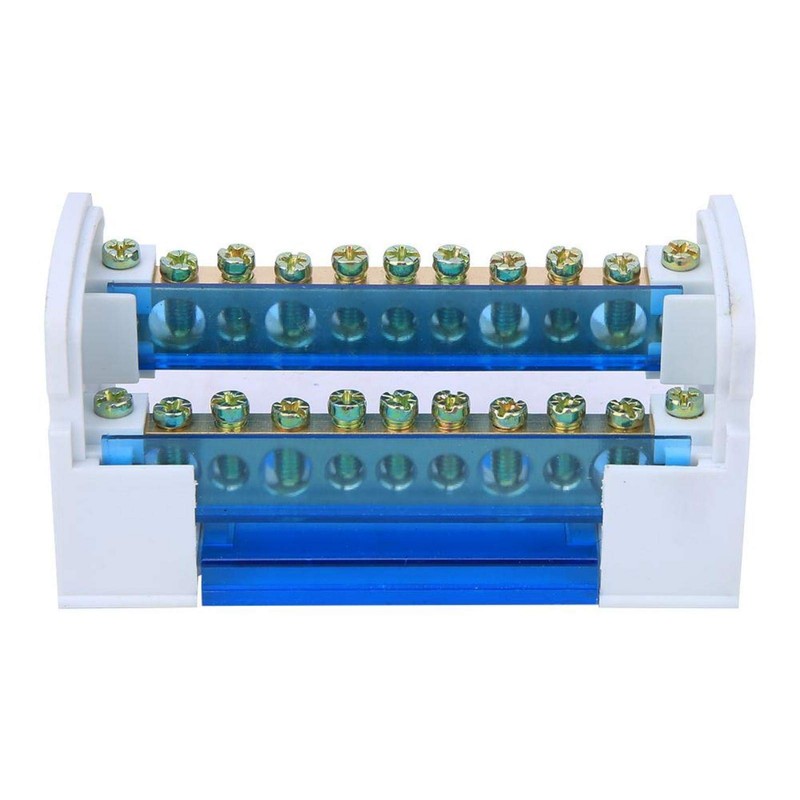 Terminal Distribution Box, Din Rail Mount 125A / 500V 2x11