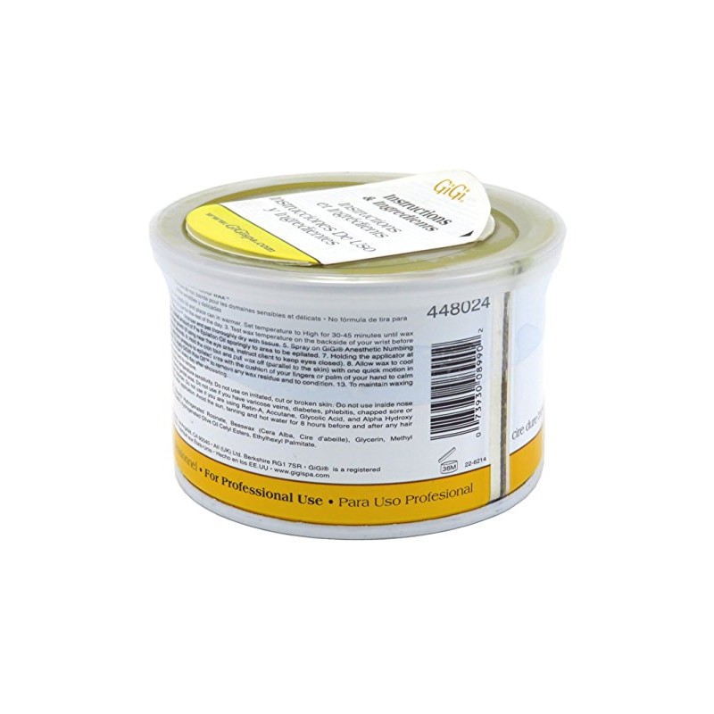Gigi Tin Brazilian Body Hard Wax 14 Ounce (414ml) (3