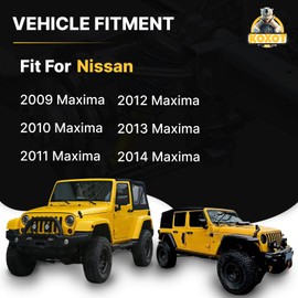 Koxot 10Pc Front Lower Left Right Control Arm Sway Stabilizer Bar End Link Tie Rod Fit for Nissan 2009 2010 2011 2012 2013 2014 Maxima, K622059 K622054 ES800357 ES800358 K750282 K750283 EV800770