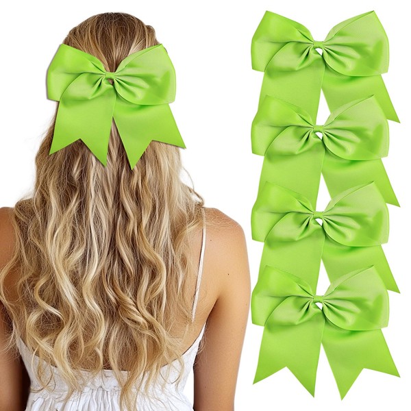 AXEN Large Cheerling Bow, 8 inch Cheer Hair Bows with
