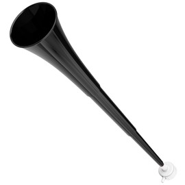 Vuvuzelas Soccer Horn Collapsible Stadium Hockey Blow Stadium Noise Maker Loud Sound Blow Noisemakers Sports Trumpet Horn maker for Sports Events Parties Supplies Favors Accessories (black)