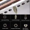 High Strength Eccentric Twist Drill Bit,for Stone,Glass,Concrete,Wood,Brick,Metal,Four Blade Serrated Drill