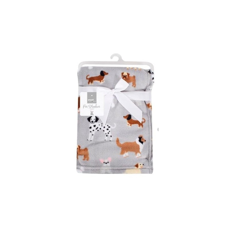 Smart Choice Pet Bed Blanket Supersoft for Dog, Puppy, Kitten
