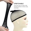 Yamel Mesh Wig Cap Net, 4 Pieces Hair Mesh Net
