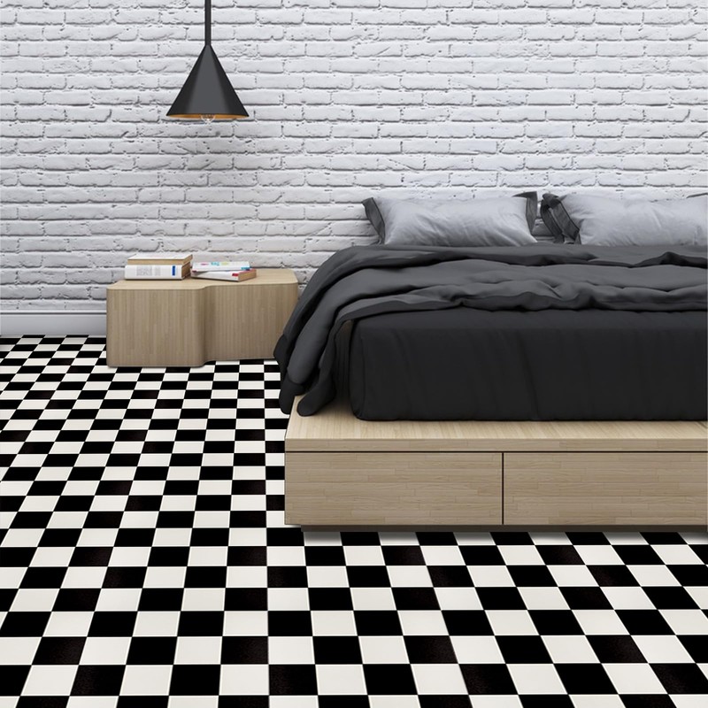 Peel and Stick Floor Tiles: 10pcs11.81 * 11.81in Waterproof Vinyl