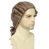 Judge Colonial Wig for Men Funny Crazy Wigs Washington Halloween