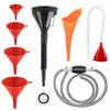 AQTAQ 8 Piece Fuel Funnel Set, Cooling Funnel Kit, Oil