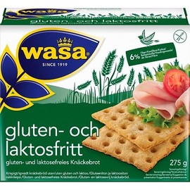 Wasa Knacke Gluten/Lactose Free Crispbread 240g (Pack of 3)