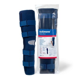 Actimove Professional Genu Eco Knee Immobilizer | Secure Knee Brace for Recovery, Fractures, Instability, ACL, MCL, Meniscus Tear, Arthritis, Displacement & Post Surgery Recovery, Blue, 24" Medium/ Large