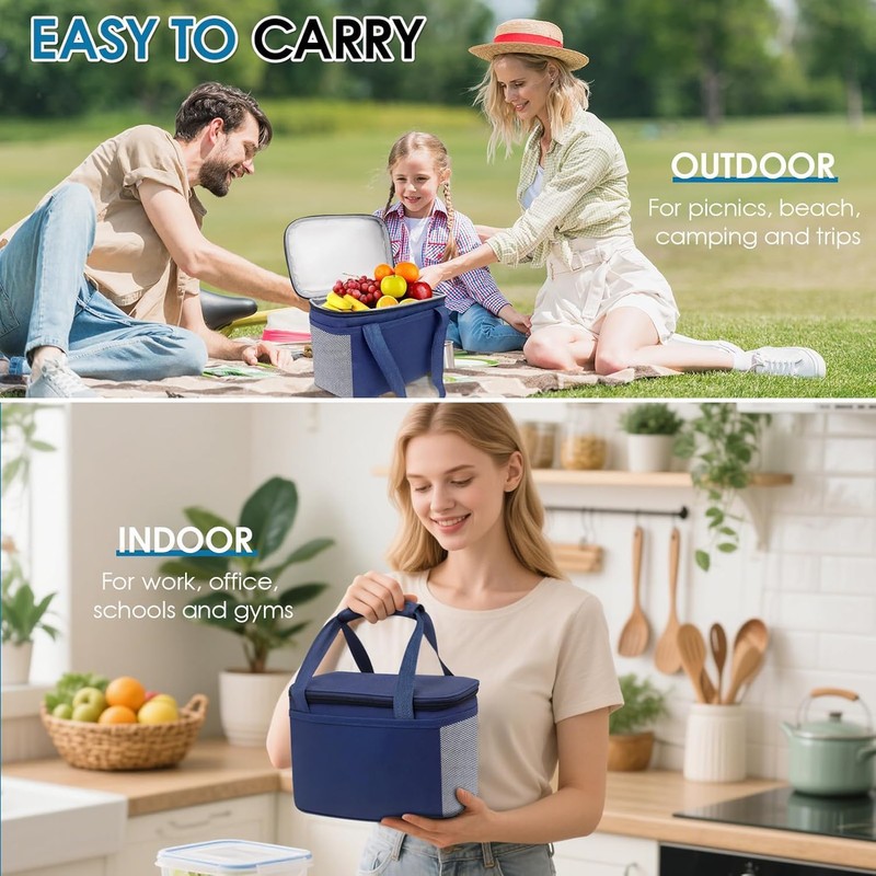 Reusable Lunch Box Lunch Bag for Women Men Insulated Lunch