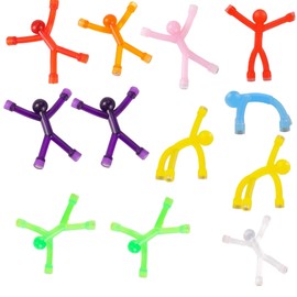 COWANIEE 12pcs Magnetic Men Fidget Toys Kids, Mini Flexible Magnetic People