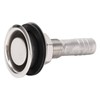 316 Stainless Steel Straight Thru Hull Valve Fitting 16mm Vent