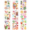 lasuroa 9 Sheets Summer Window Clings, Double-Sided Removable Hawaiian Beach