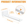 Floating Shelf Bracket 8 inch 8 Pack L Brackets for