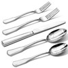 KINGSTONE 40-Piece Silverware Set, 18/10 Stainless Steel Flatware Set for
