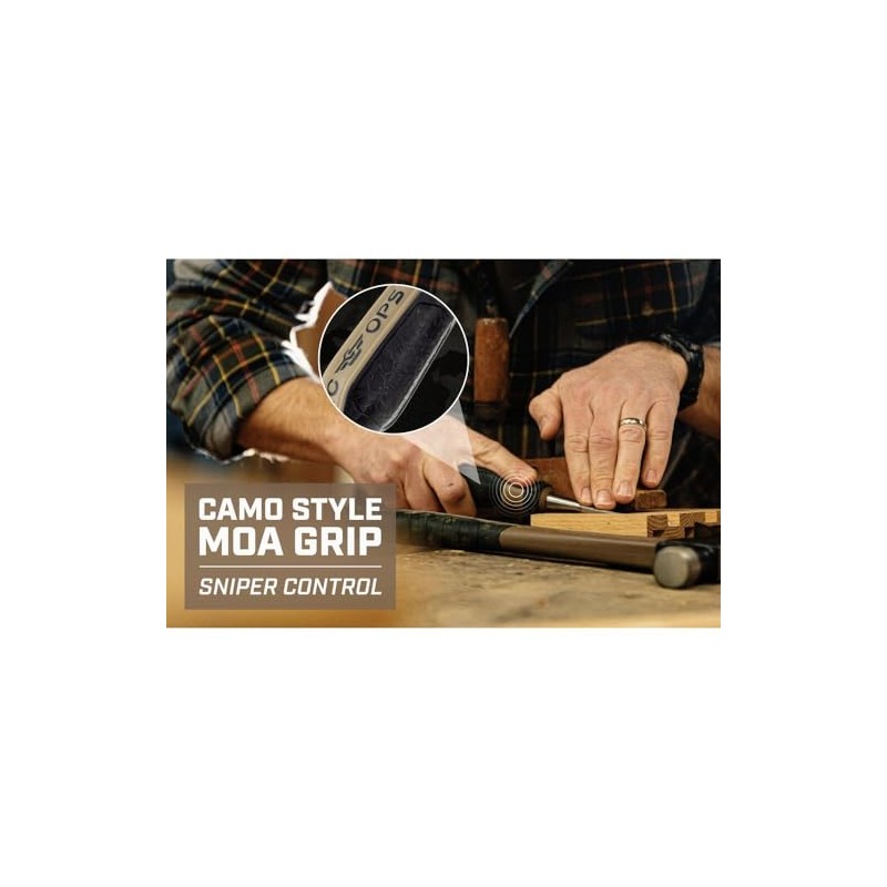 Spec Ops Tools Cincel de madera, hoja de 1 pulgada,