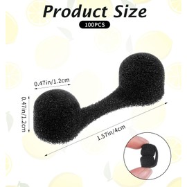 100Pcs Nose Filter for Dust, Nose Filters Disposable Soft Sponge