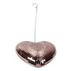 Heart Shaped Mirror Ball Shiny Decorative Reflective Mirror Ball Ornament