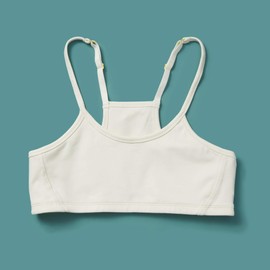 Yellowberry Firefly Girls Hybrid Bra - Great First Training Bra for Teens and Tweens (XS, Beach Glass)