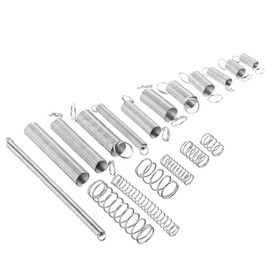 Mesee 200pcs Tension Springs Assortment Assorted Kit,Compression and Extension Springs Repair Tool with Storage Case DIY or Home Furniture Bikes Repairs