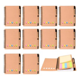 10pcs Libreta Mini 60 Páginas Con Notas Adheribles Esquela                                                                                            