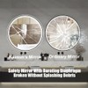 KAASUNES Dimmable 30 Inch LED Lighted Round Mirror Wall Mount
