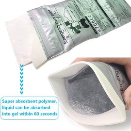 Alled Disposable Urine Bags, 24 Pack 700ml Pee Bags for Camping Travel Outdoor Urinal Toilet Traffic Jam Emergency Portable Car Vomit Bag,Urine Bag for Men Women Kids Children Patient