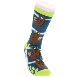 LazyOne's Men and Women's Novelty Crew Socks, Funny Crew Socks For Men and Women (Sloth)