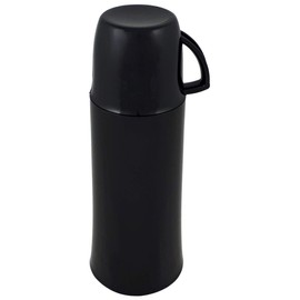 Helios Elegance Isolierflasche, Kunststoff, schwarz, 0,5 Liter