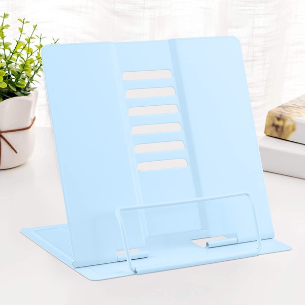 Metal Book Stand Reading Book Holder Lightweight Cook Book Stands