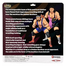 Ringside Collectibles Steiner Brothers (Early 90's Gear) 2-Pack - Bell to Bell   Toy Wrestling Figures