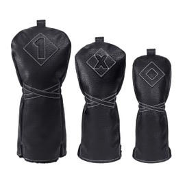 Izzo Unisex's Premium Fairway Headcover Golf Club, Black