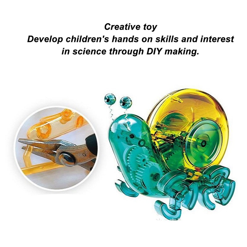 Solar Snail Building Toys Hands On Ability Training DIY Science