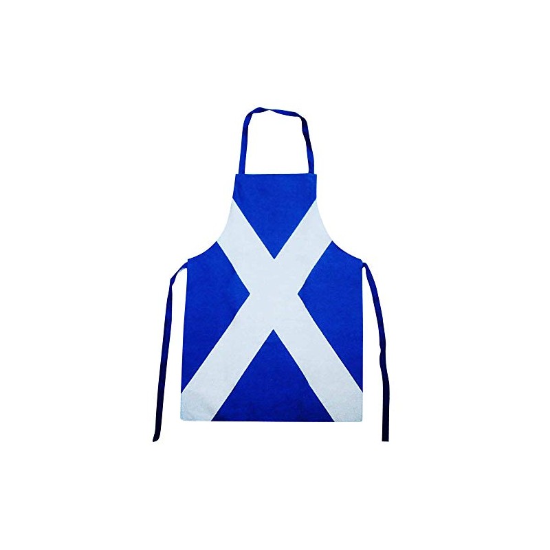 Scotland Saltire Flag Chefs & Cooks Apron for Kitchens or