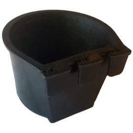 Pinnon Hatch Farms Cage Cups (12pk, Black) 1 Cup / 8 fl oz Hanging Feed and Water Cage Cups