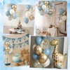 Dusty Blue Balloons, 62PCS Birthday Balloons Pack 12 Inch