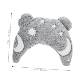 VICASKY Half Moon U Shaped Pillow for Cats Dogs Soft Cervical Support Cushion Easy to Clean Pet Bed Pillow Cozy Indoor Sleeping Accessory for Pets