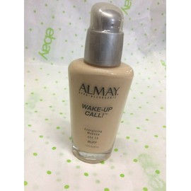 Almay Hypo Allergenic Wake-Up Call! Energizing Makeup SPF 15 Buff NEW.